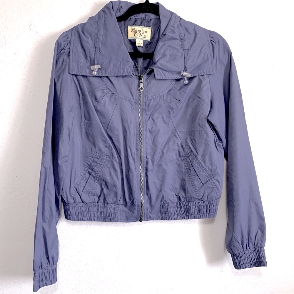 Maralyn & Me Cropped Windbreaker